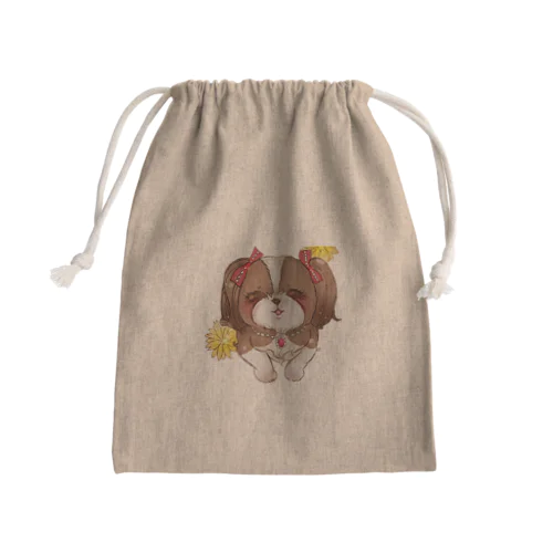 ロマンティック☆シーズー Mini Drawstring Bag