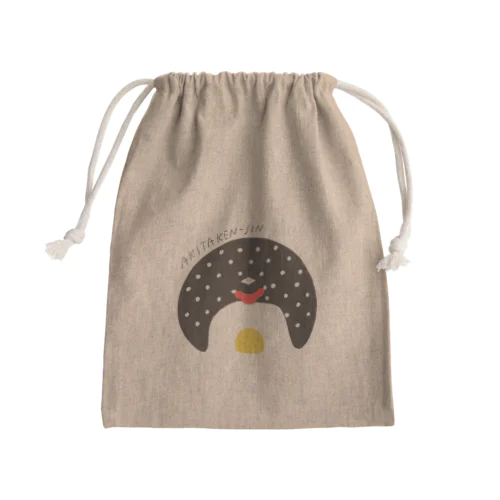 秋田県人ver.2 Mini Drawstring Bag