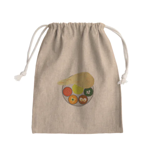 カレーセット Mini Drawstring Bag