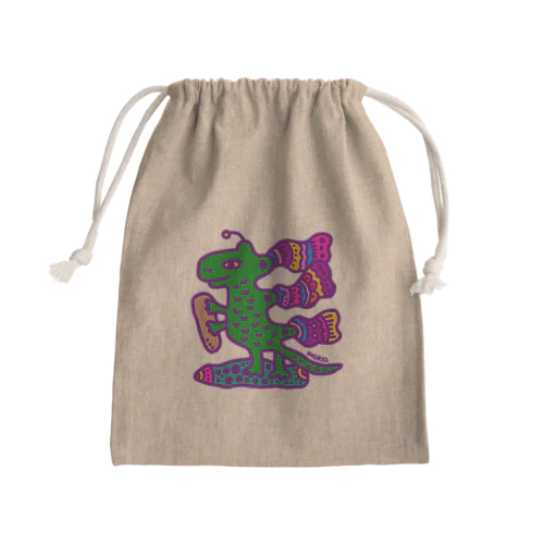 恐竜 Mini Drawstring Bag