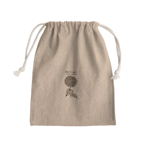 植物図鑑シリーズ...アナベル Mini Drawstring Bag