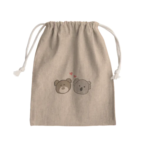 くまコアラ Mini Drawstring Bag