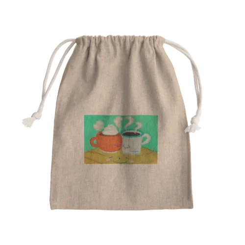 コーヒーくんとココアちゃん。 Mini Drawstring Bag