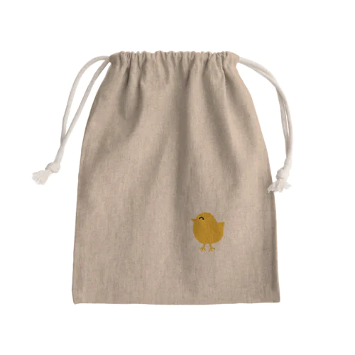 とり01ver2 Mini Drawstring Bag