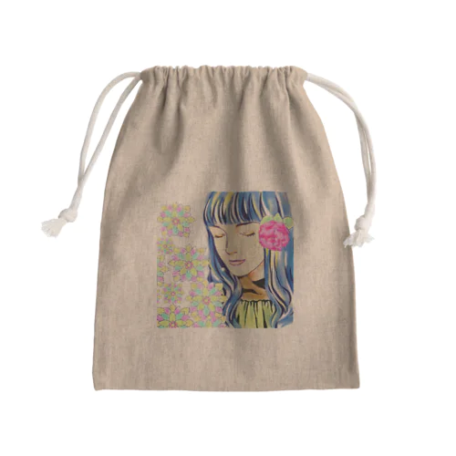 水花少女 Mini Drawstring Bag