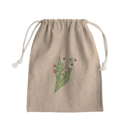 地球のお花はUFOに似てる Mini Drawstring Bag