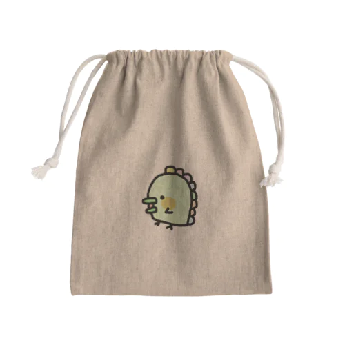 キョウリュウさん Mini Drawstring Bag