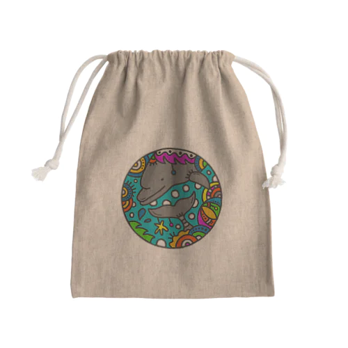 イルカ Mini Drawstring Bag