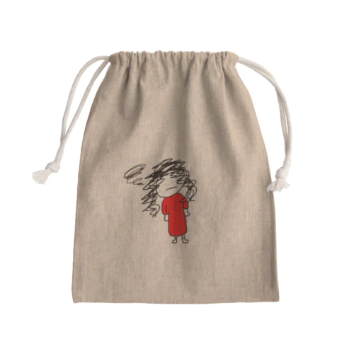 湿気ガール Mini Drawstring Bag