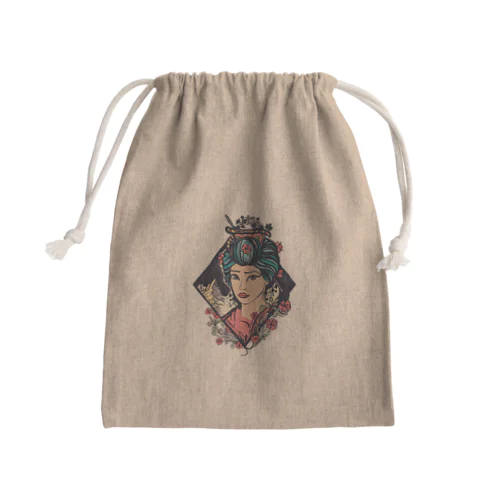 maikoちゃん Mini Drawstring Bag