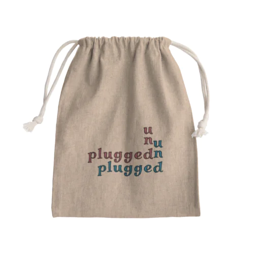 unplugged Mini Drawstring Bag