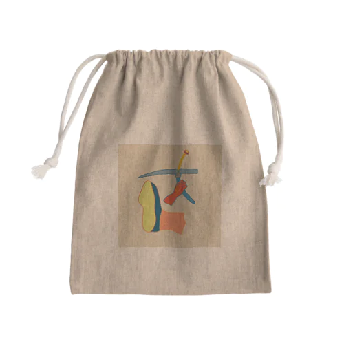 甲骨文字『武』 Mini Drawstring Bag