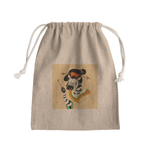 浮世縞馬 Mini Drawstring Bag