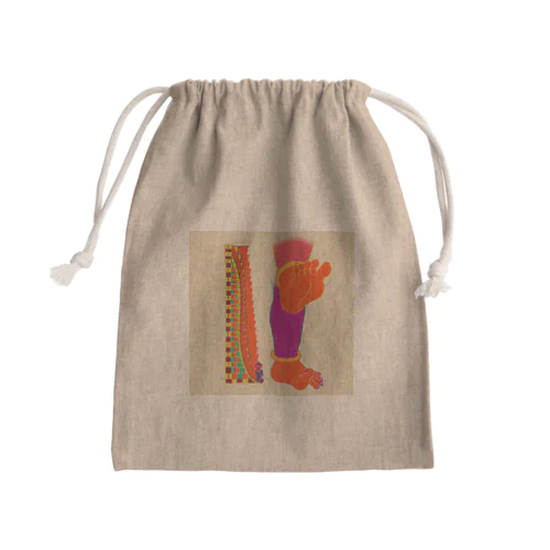 甲骨文字『降』 Mini Drawstring Bag