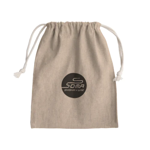 SOMAロゴ　巾着 Mini Drawstring Bag