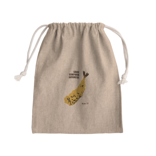 天ぷら・立ち呑み 國KOKU きんちゃく Mini Drawstring Bag