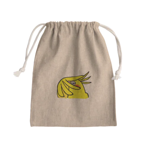 オカメインコのルビー　チラッ Mini Drawstring Bag