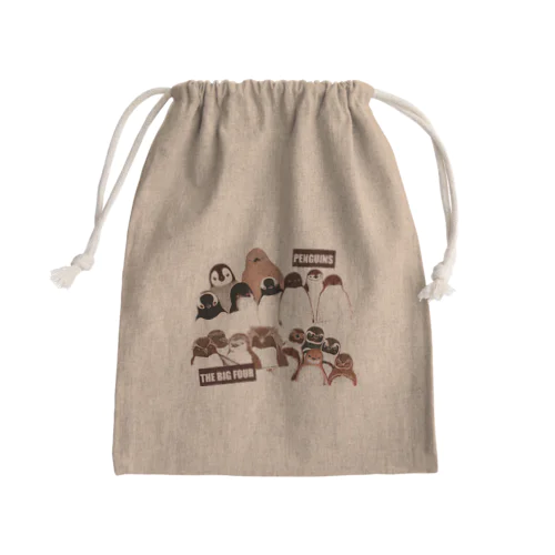 PENGUINS THE BIG FOUR LIVE! Mini Drawstring Bag