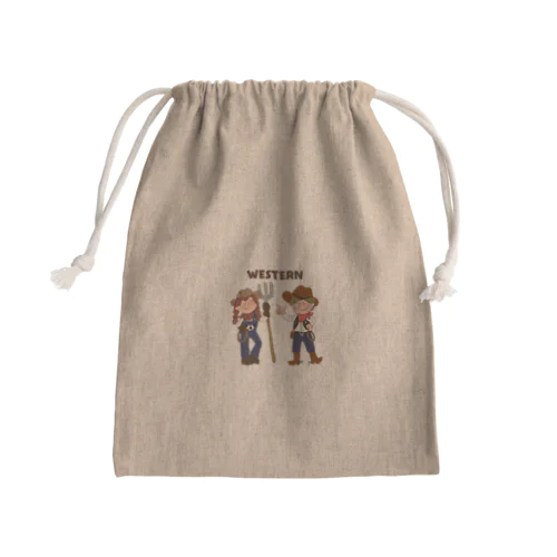 western brothers☆ Mini Drawstring Bag