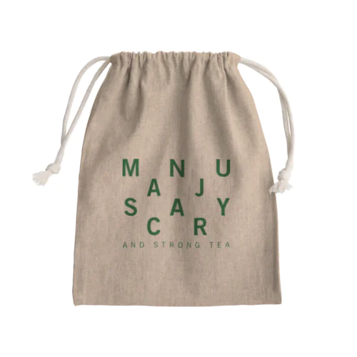 MANJU SCARY Mini Drawstring Bag