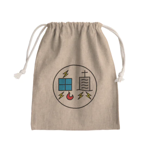 オニシン百貨店０１ Mini Drawstring Bag