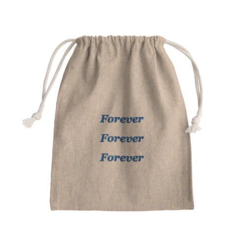 Forever③ Mini Drawstring Bag