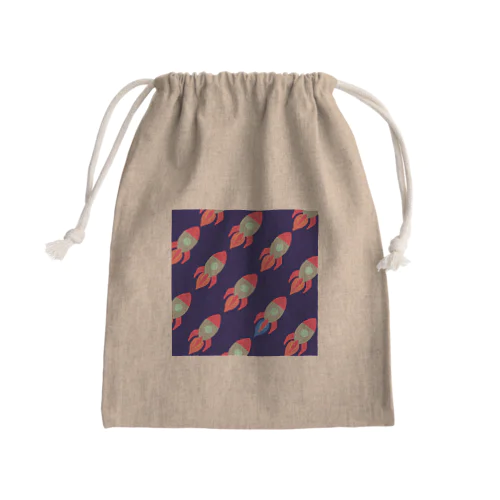 ロケット Mini Drawstring Bag