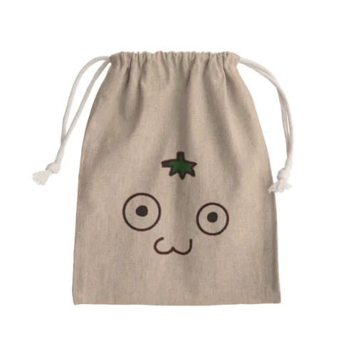 顔面とまもつ Mini Drawstring Bag