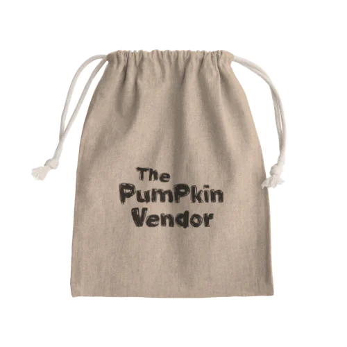 The Pumpkin Vendor Mini Drawstring Bag