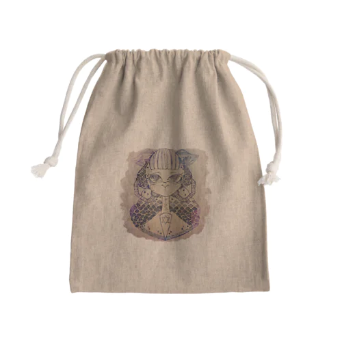 ひつじちゃん Mini Drawstring Bag