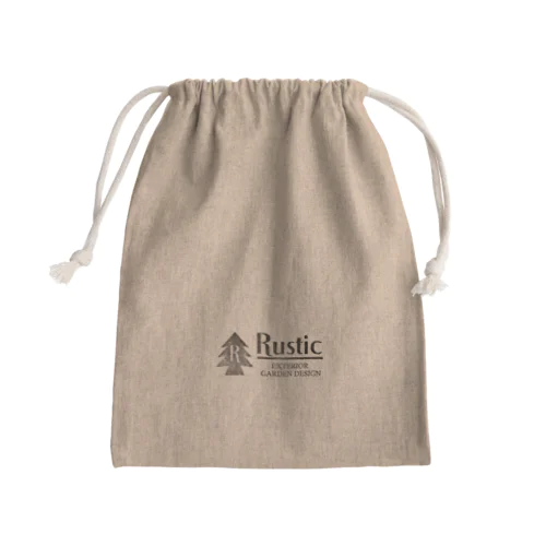 Rustic Mini Drawstring Bag