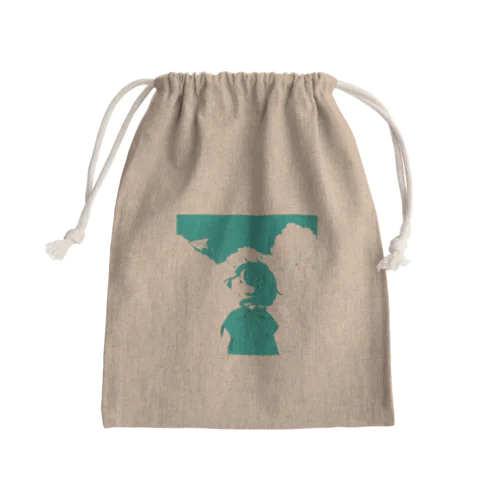 紙飛行機 Mini Drawstring Bag