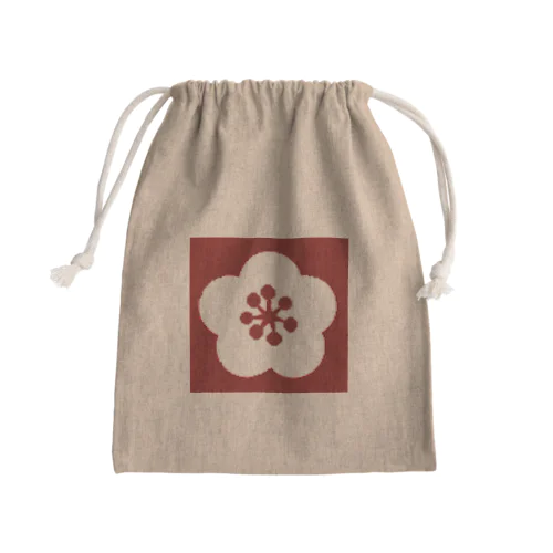 永匠堂　梅マーク Mini Drawstring Bag