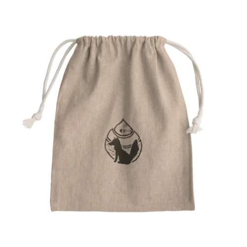 こんこんさん Mini Drawstring Bag