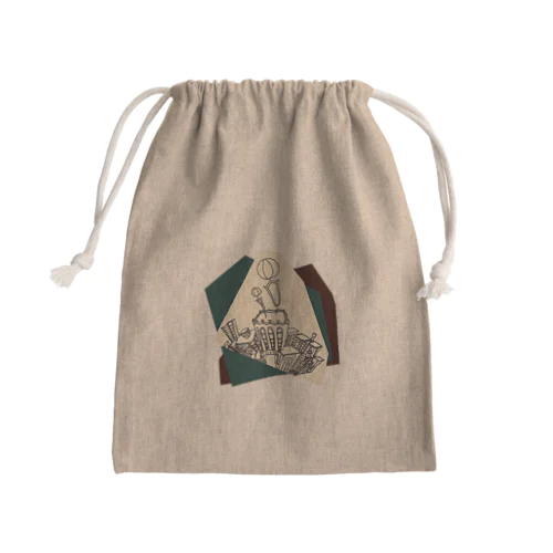 バルーン Mini Drawstring Bag