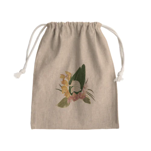 flowers Mini Drawstring Bag