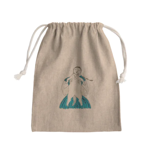 ちょっと太った？ Mini Drawstring Bag