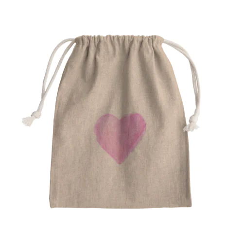 混ざり合う愛情 Mini Drawstring Bag