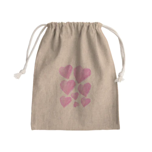 受け取るにはちょっと多い。 Mini Drawstring Bag