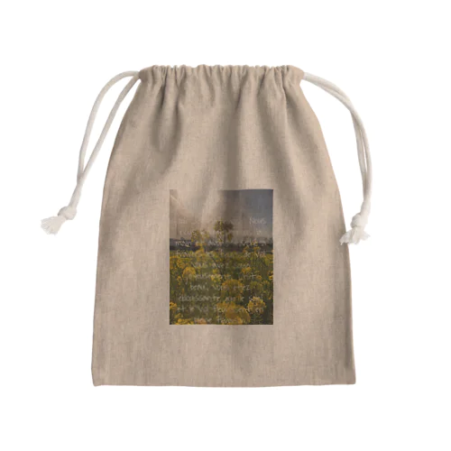 ある春の日  Mini Drawstring Bag