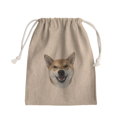 柴犬 かんたろう(油絵) Mini Drawstring Bag