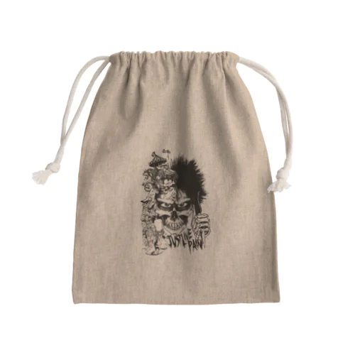 Ｊ　Ｕ　Ｓ　Ｔ　Ｌ　Ｉ　Ｖ　Ｅ　Ｐ　Ａ　Ｉ　Ｎ Mini Drawstring Bag