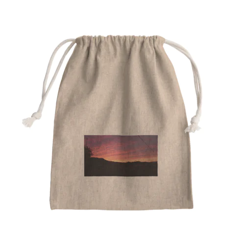 しらさぎ荘の夕暮れ Mini Drawstring Bag
