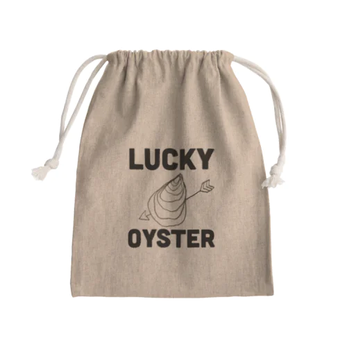 LUCKY　OYSTER Mini Drawstring Bag