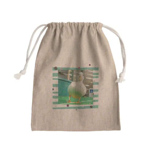 フォーちゃん Mini Drawstring Bag