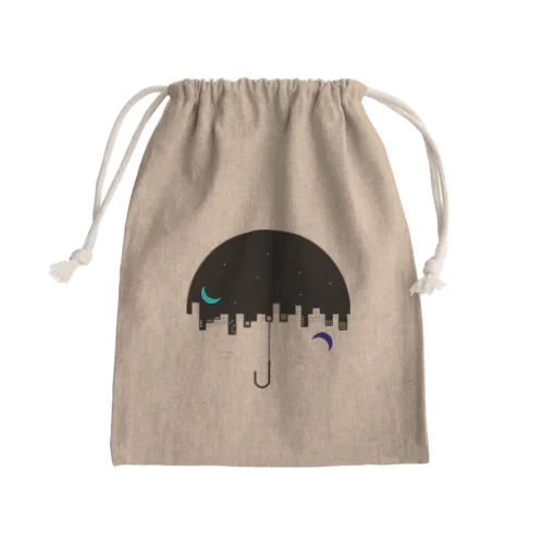 いっしょうけんめいパワポで作ったロゴのふくろ Mini Drawstring Bag