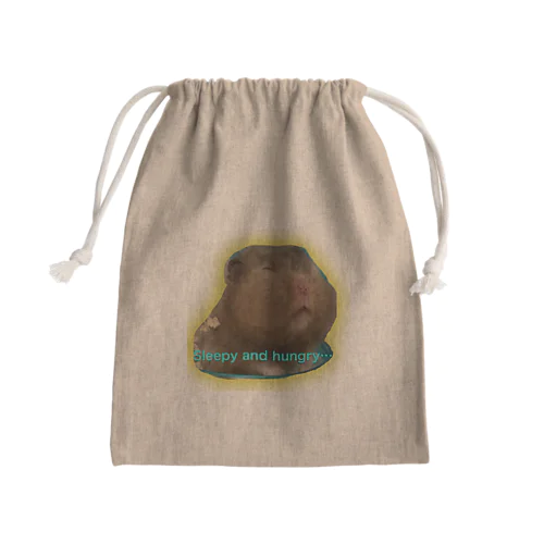 ハムスター Mini Drawstring Bag