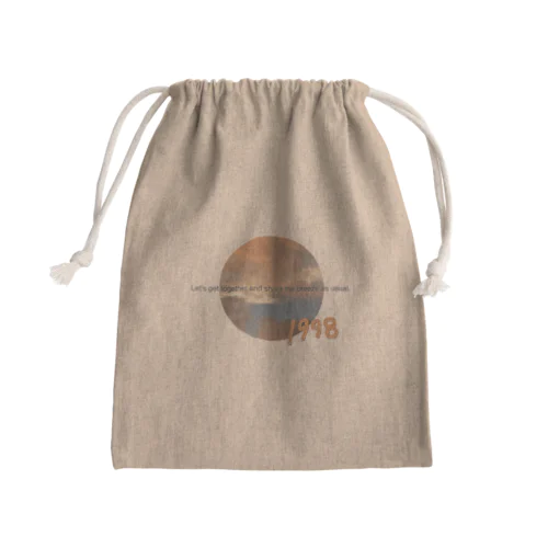 無駄話3 Mini Drawstring Bag