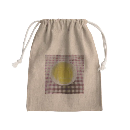 オレンジかん Mini Drawstring Bag