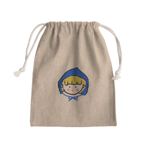 あおずきんちゃん Mini Drawstring Bag